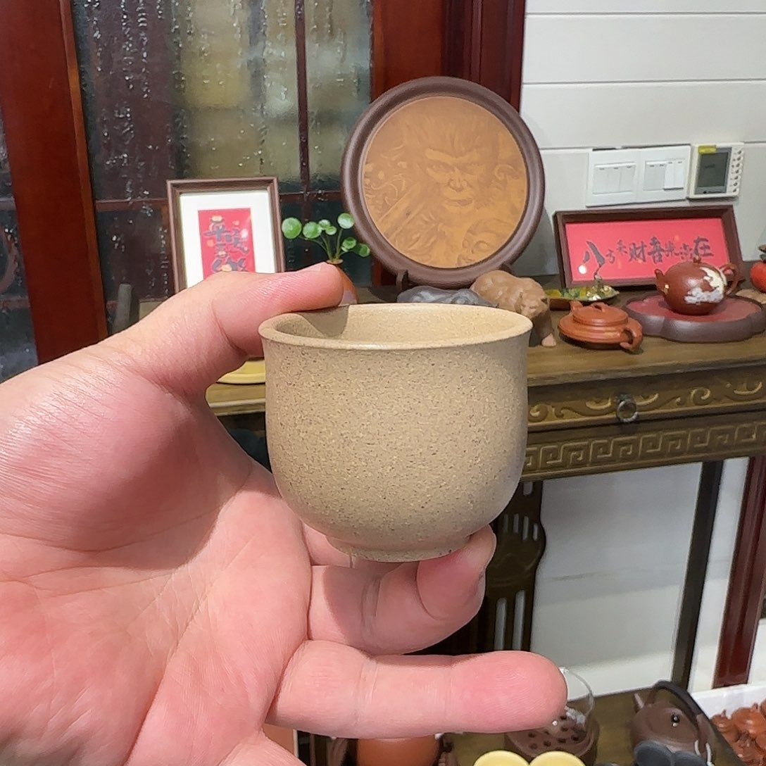 紫砂茶壶段泥品茗杯