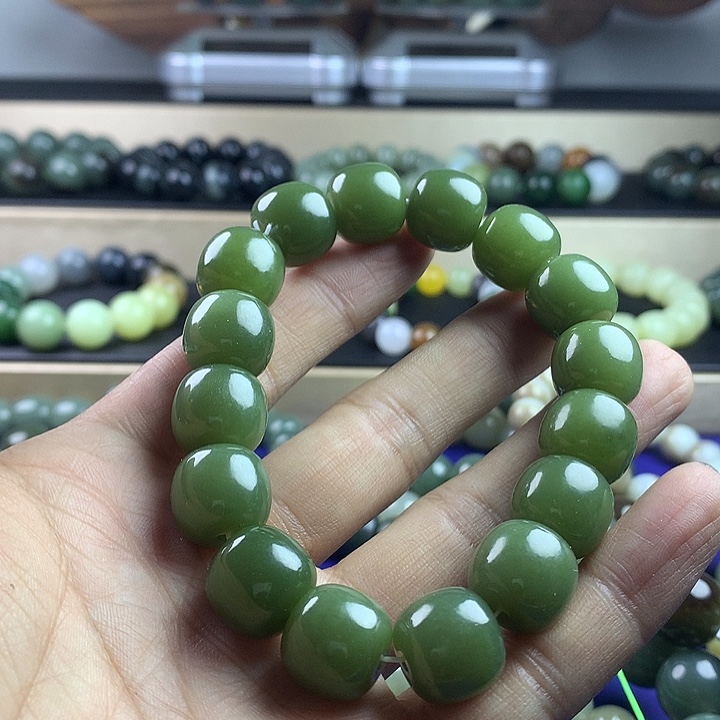 和田玉手串未镶嵌