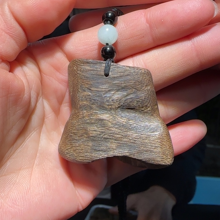 沉香吊坠海南老白棋沉水吊坠9.8克