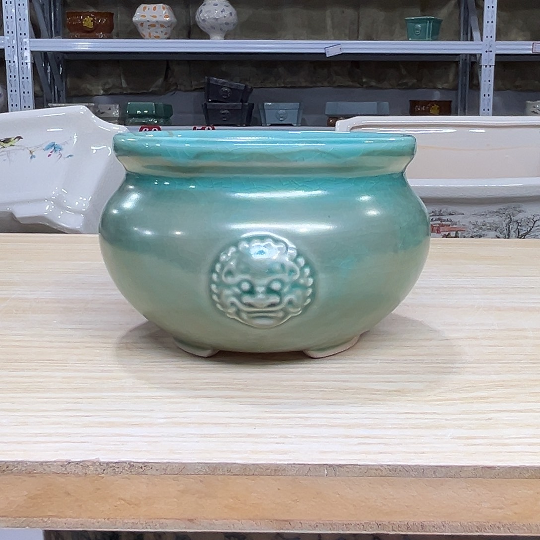 陶瓷绿植多肉微瑕花盆口径9*7