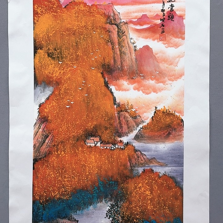 国画书法作品多次参加