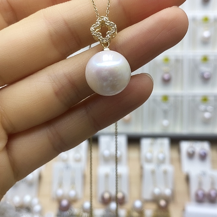 淡水珍珠颈饰合金