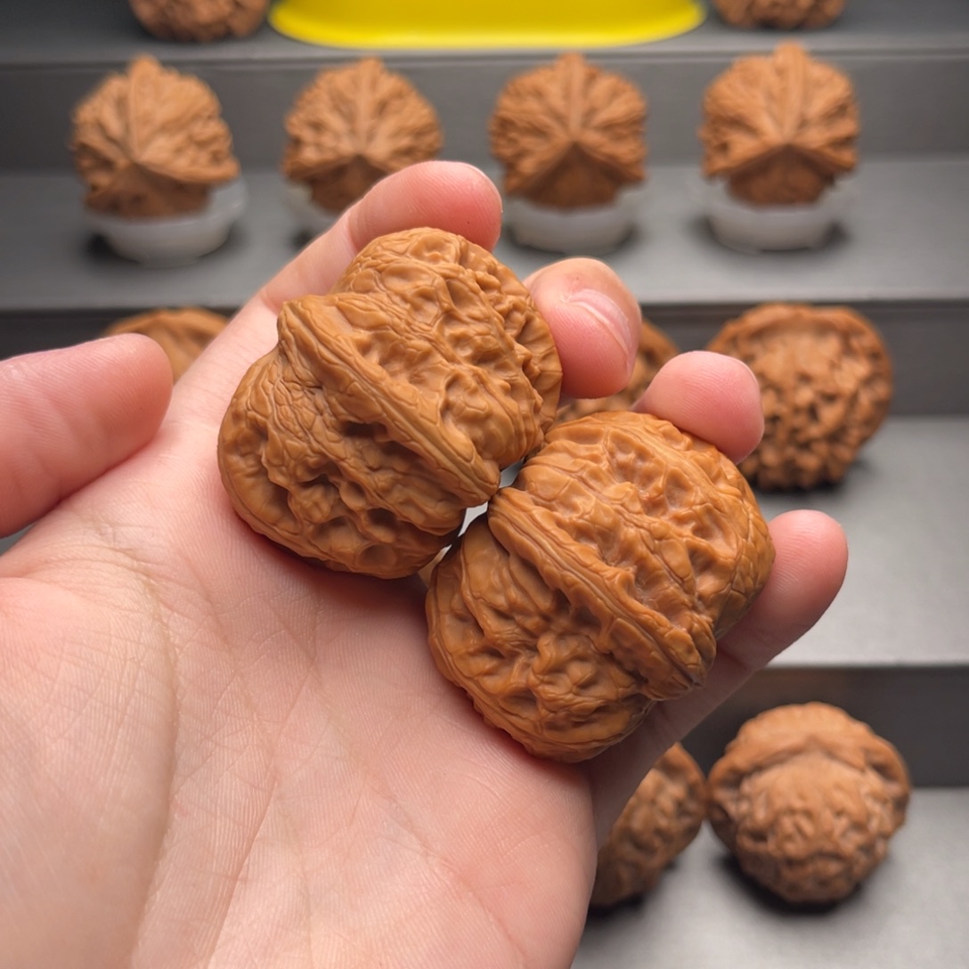 文玩核桃把件43平谷元宝