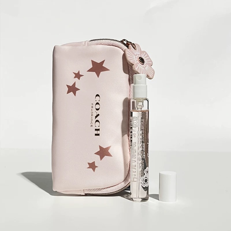 COACH/蔻驰纽约花馥蕊香女士礼盒浓香水7.5ml+化妆袋拆封不退