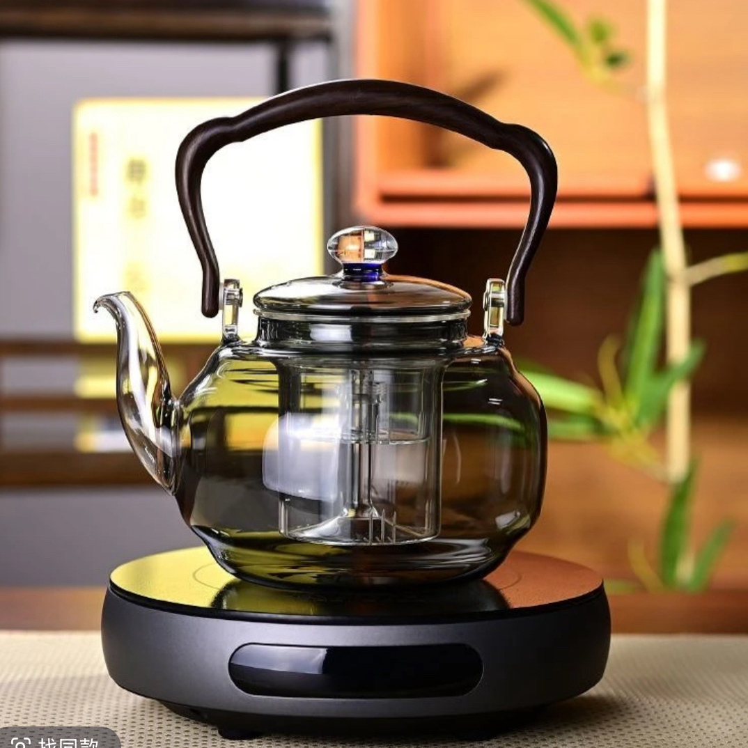 1989正茗堂新品超薄1500瓦电陶炉大瓦数玻璃提梁壶套装