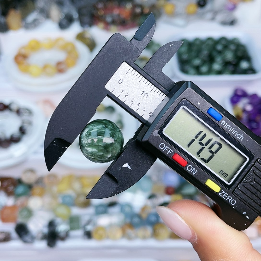 水晶单珠打孔不退不换未镶嵌