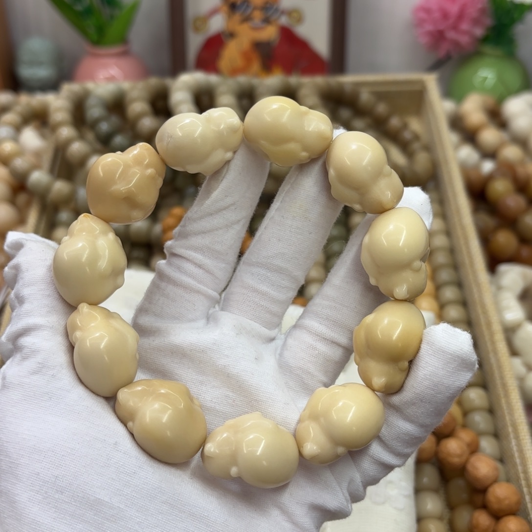 吊坠菩提根/象牙果牙果瑕疵机抛897