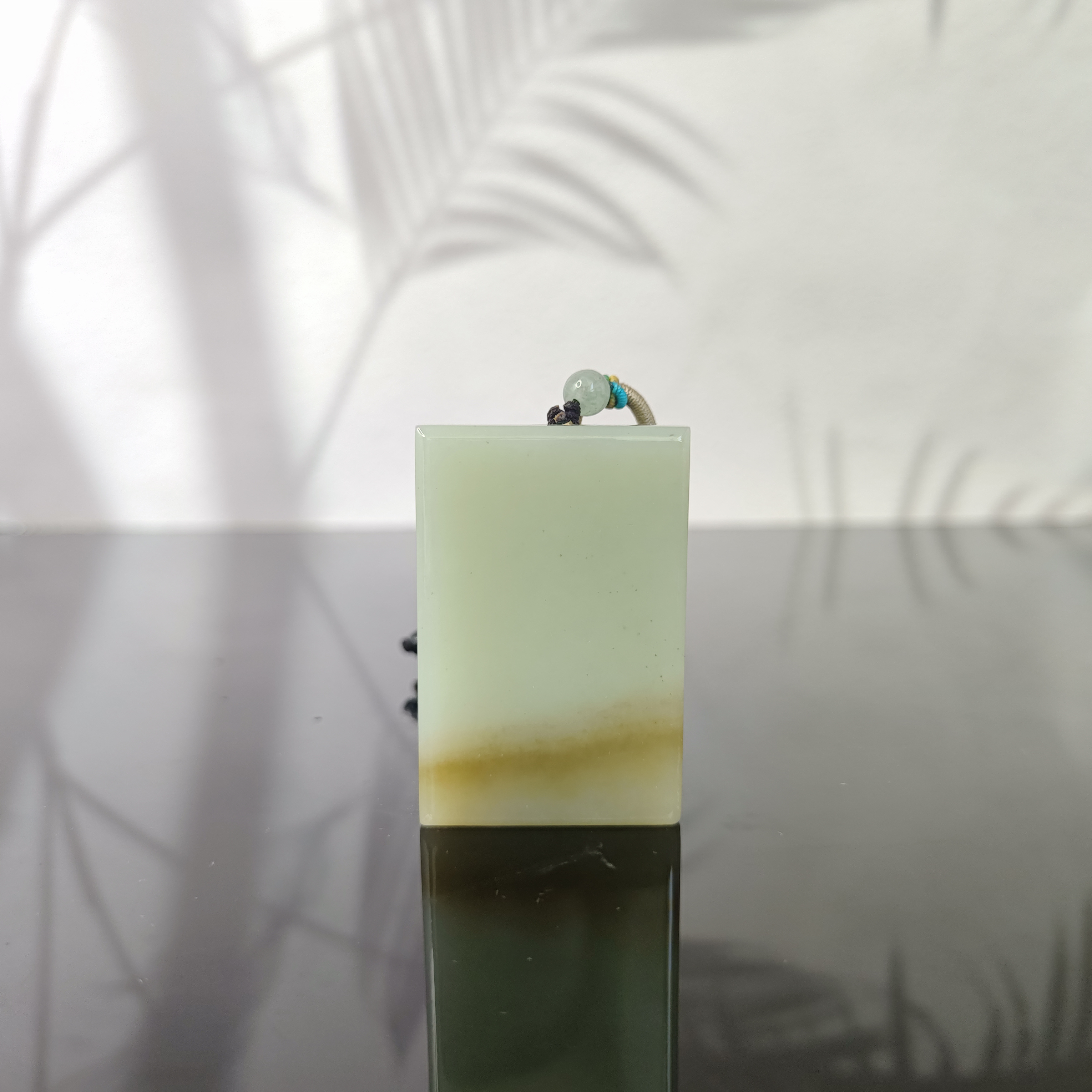 N和田玉无事牌吊坠0132