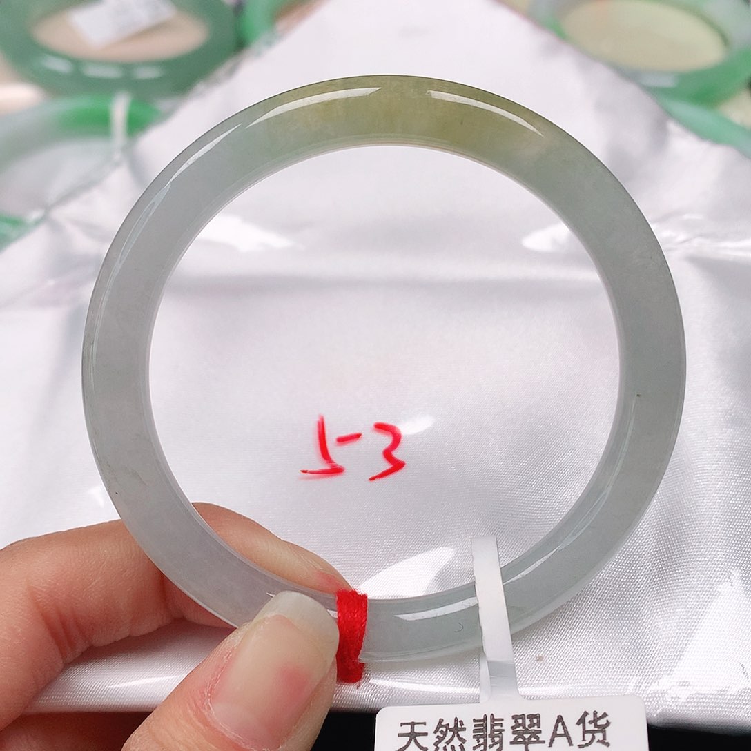 翡翠手镯（圆镯）未镶嵌天然翡翠手镯53