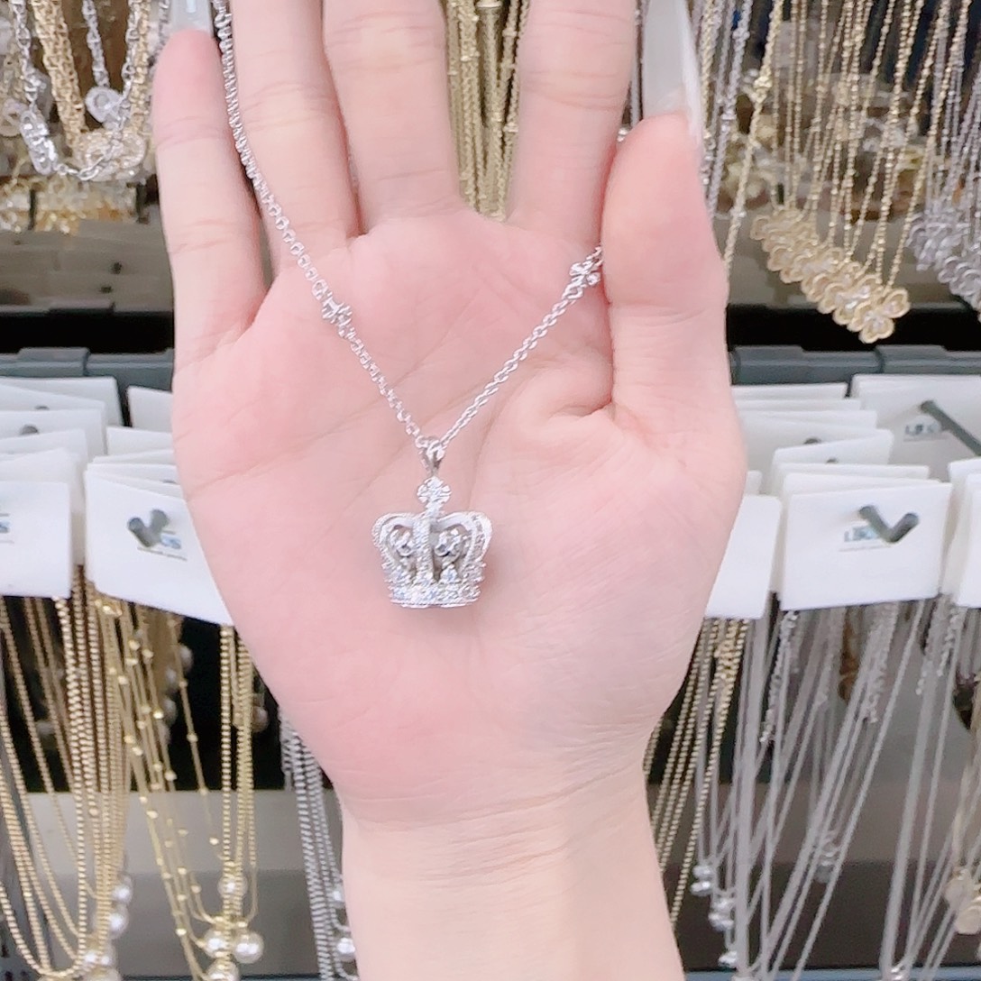 锆石铜合金925银项链