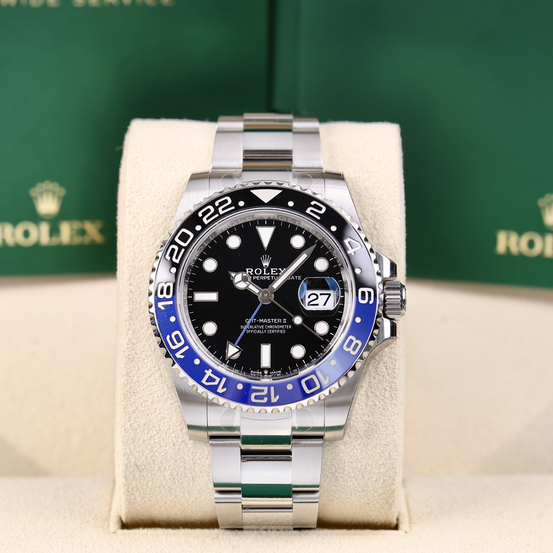 95新 Rolex/劳力士 126710 板带国米圈 40mm2022年6月保卡