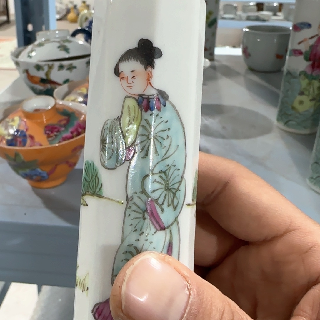 瓷片摆件手绘瓷器全部处理了吧