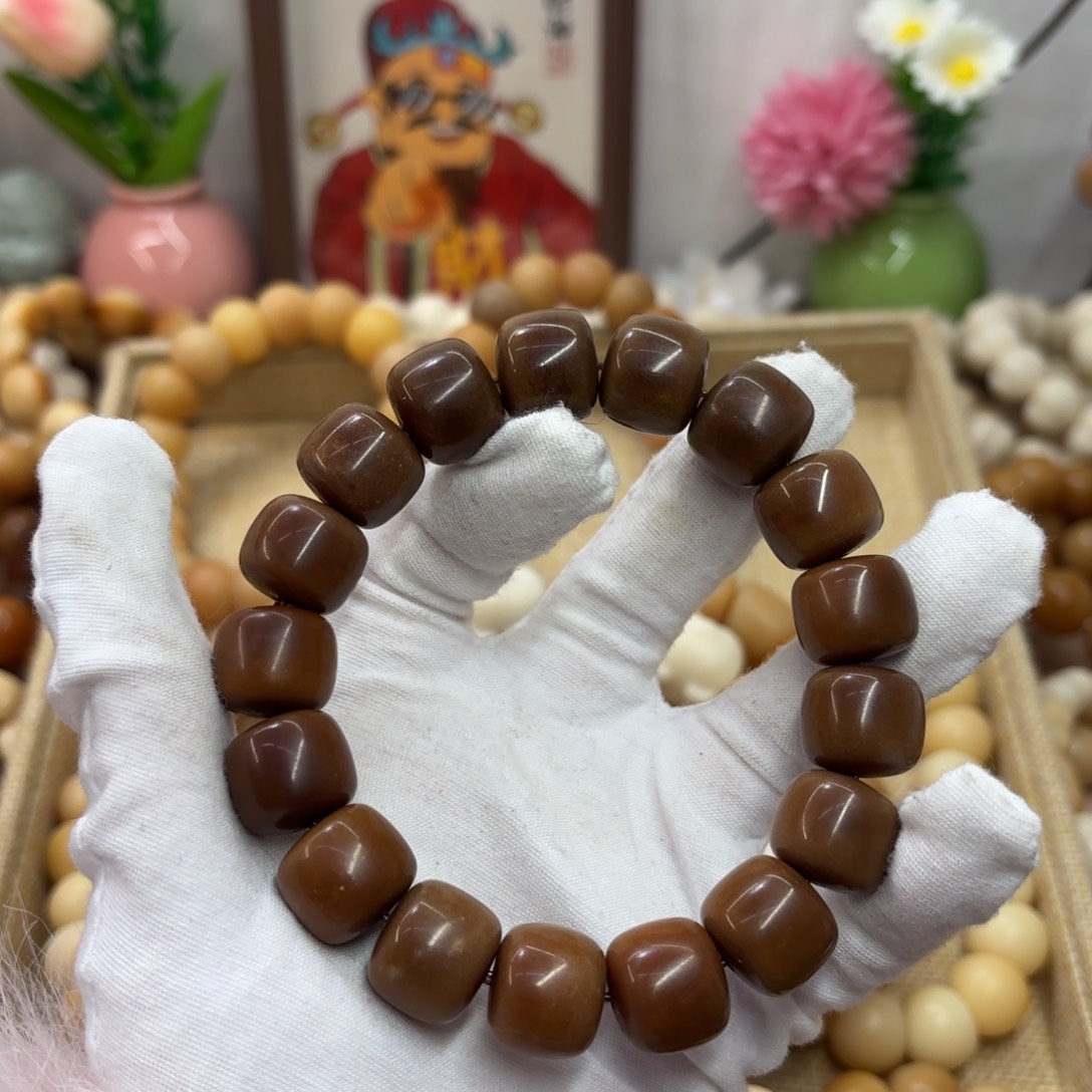 吊坠菩提根/象牙果16干磨瑕疵落地果糖油056