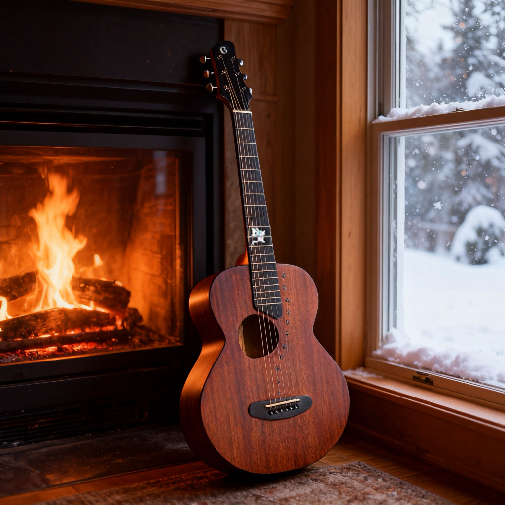 艳阳34寸民谣吉他桃花心全单板旅行哆来咪小吉他初学者BM-MQ34