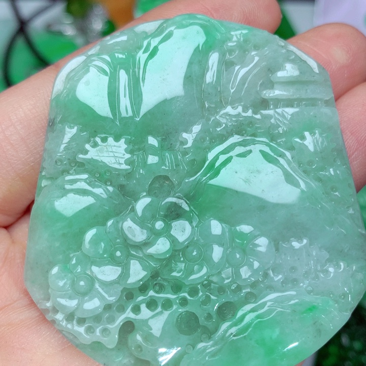 翡翠吊坠(不含链)未镶嵌