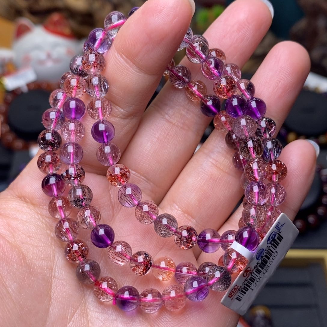 水晶A011超七多圈6m未镶嵌E****e