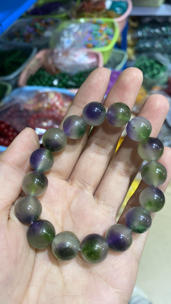 b 247 卡13 紫阳绿葡萄春彩手串