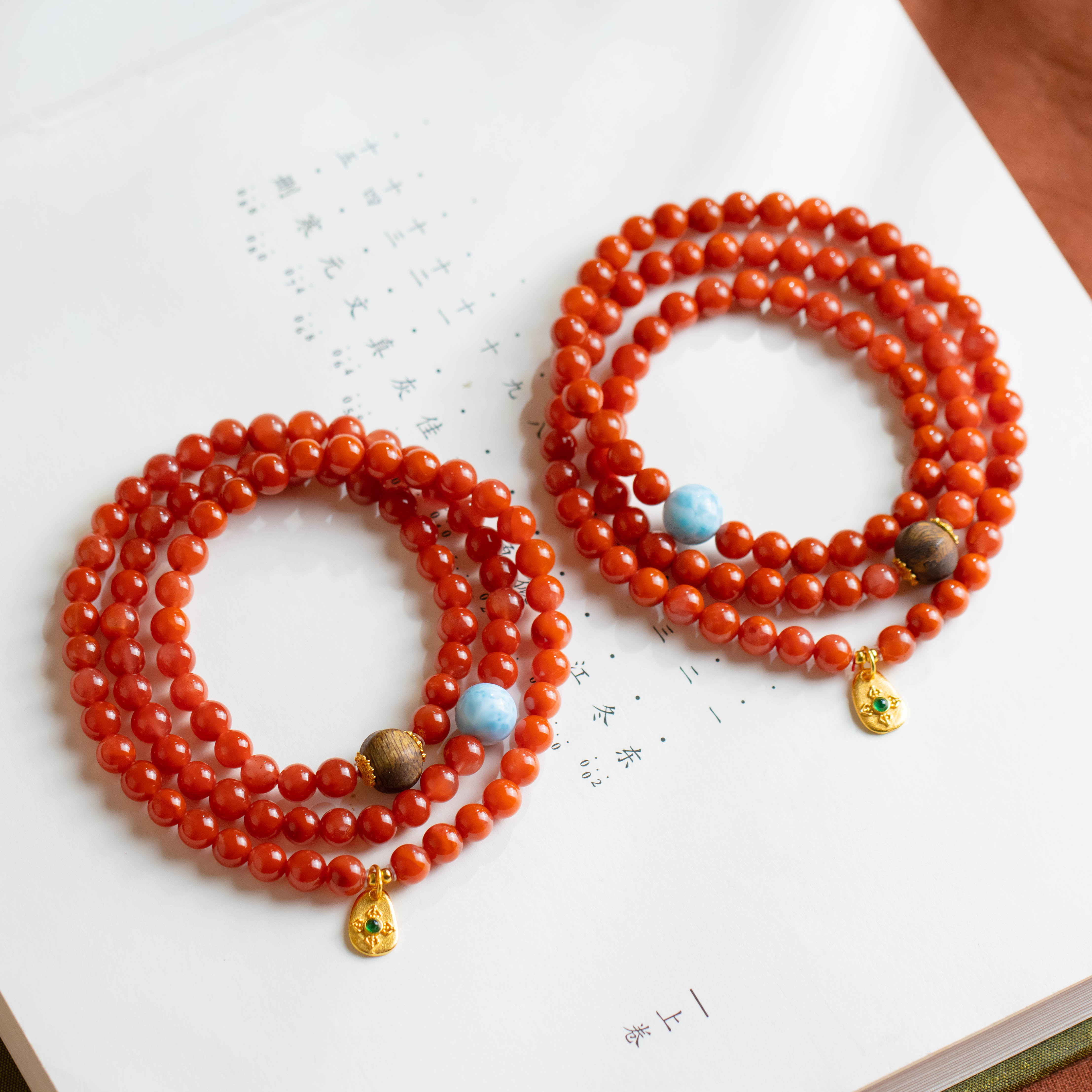 南红圆珠多圈手串（多样性发货 发其一）