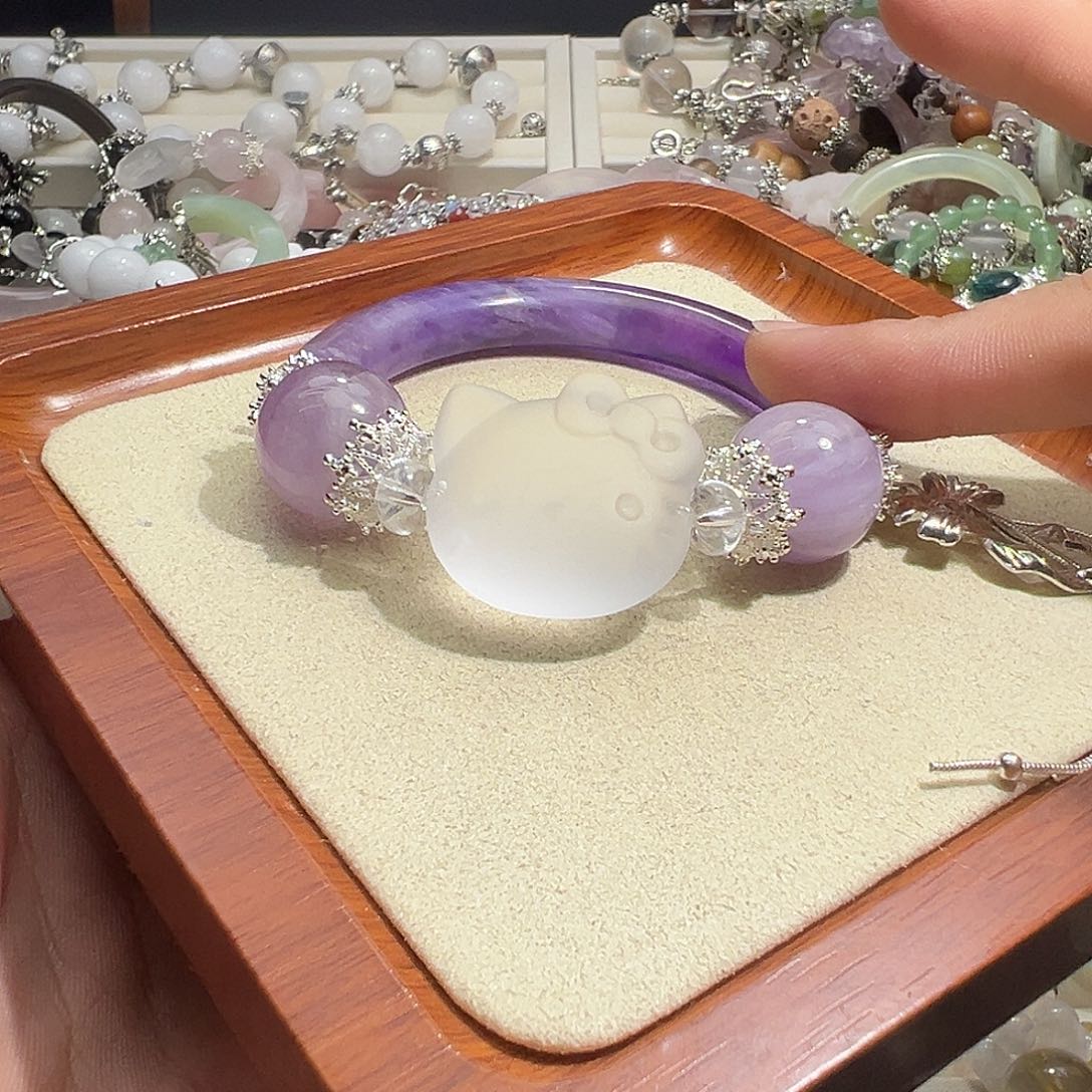 水晶未镶嵌手链水晶手链