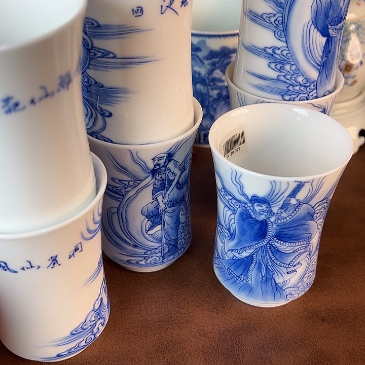 春***1瓷片景德镇全手工手绘陶瓷