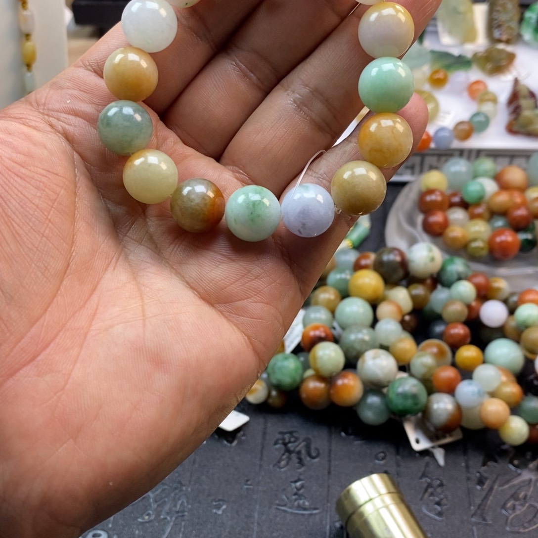 未镶嵌手串翡翠多宝
