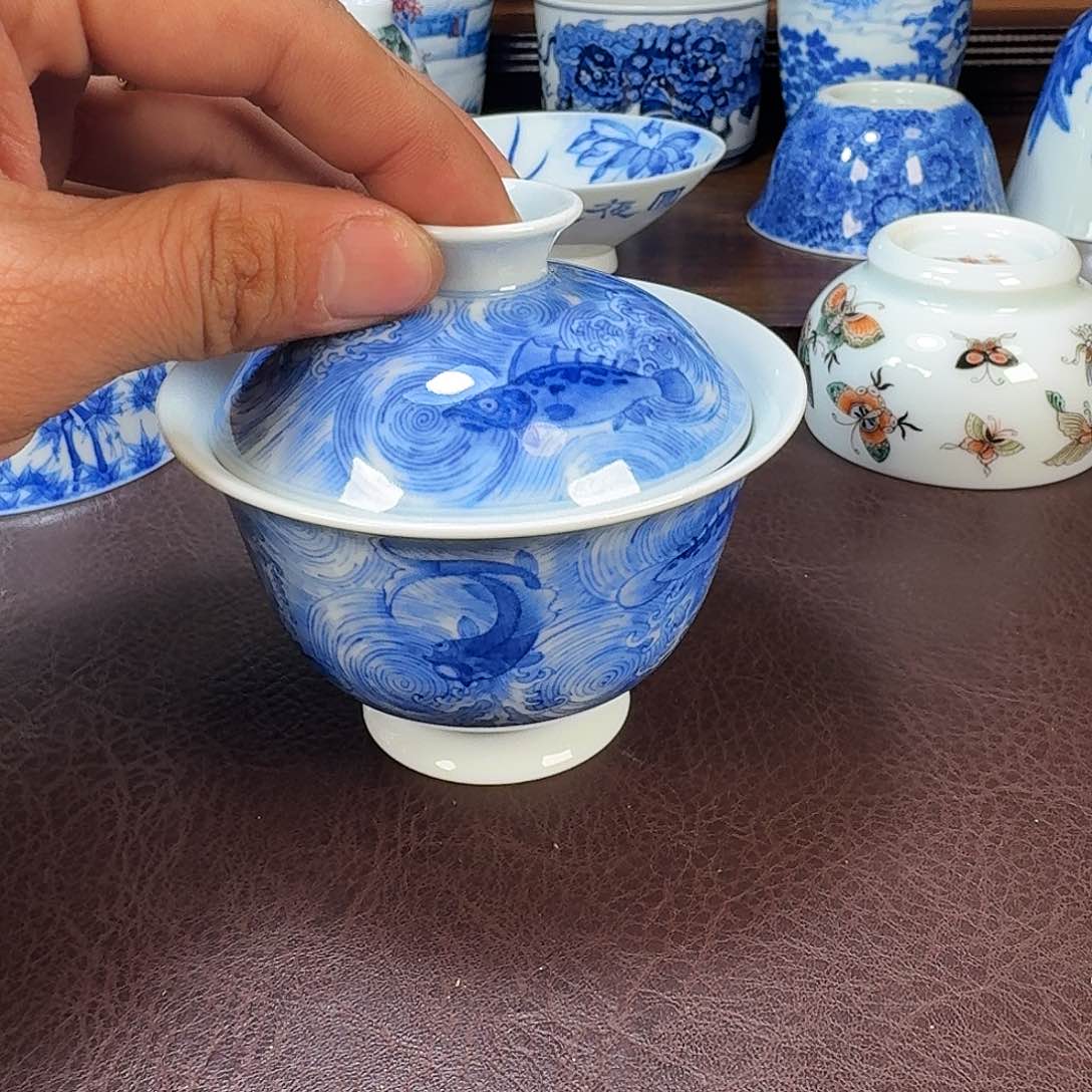 瓷片定**属当代景德镇陶瓷手绘茶具