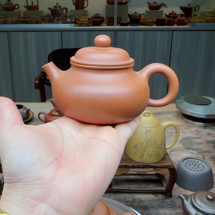 紫砂茶壶降坡泥160 c C国工全手工制作
