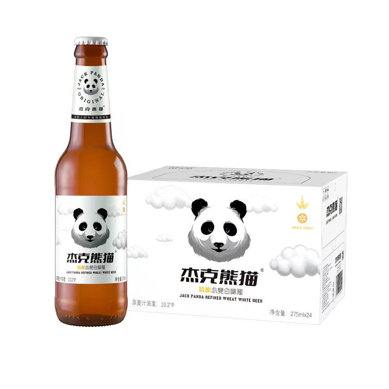 杰克熊猫原味275ml 24瓶装整箱