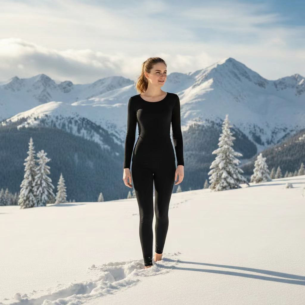 【女款】CORTAZU科尔塔祖火山岩自发热德绒保暖内衣套装