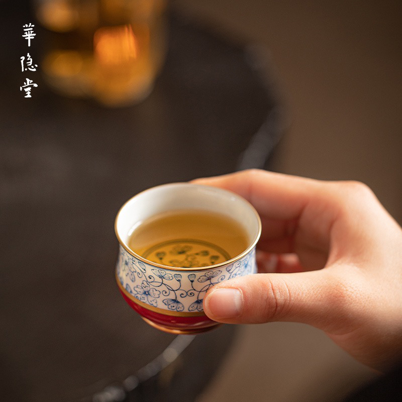 华隐堂玫瑰红樱花炉式杯（约80cc）