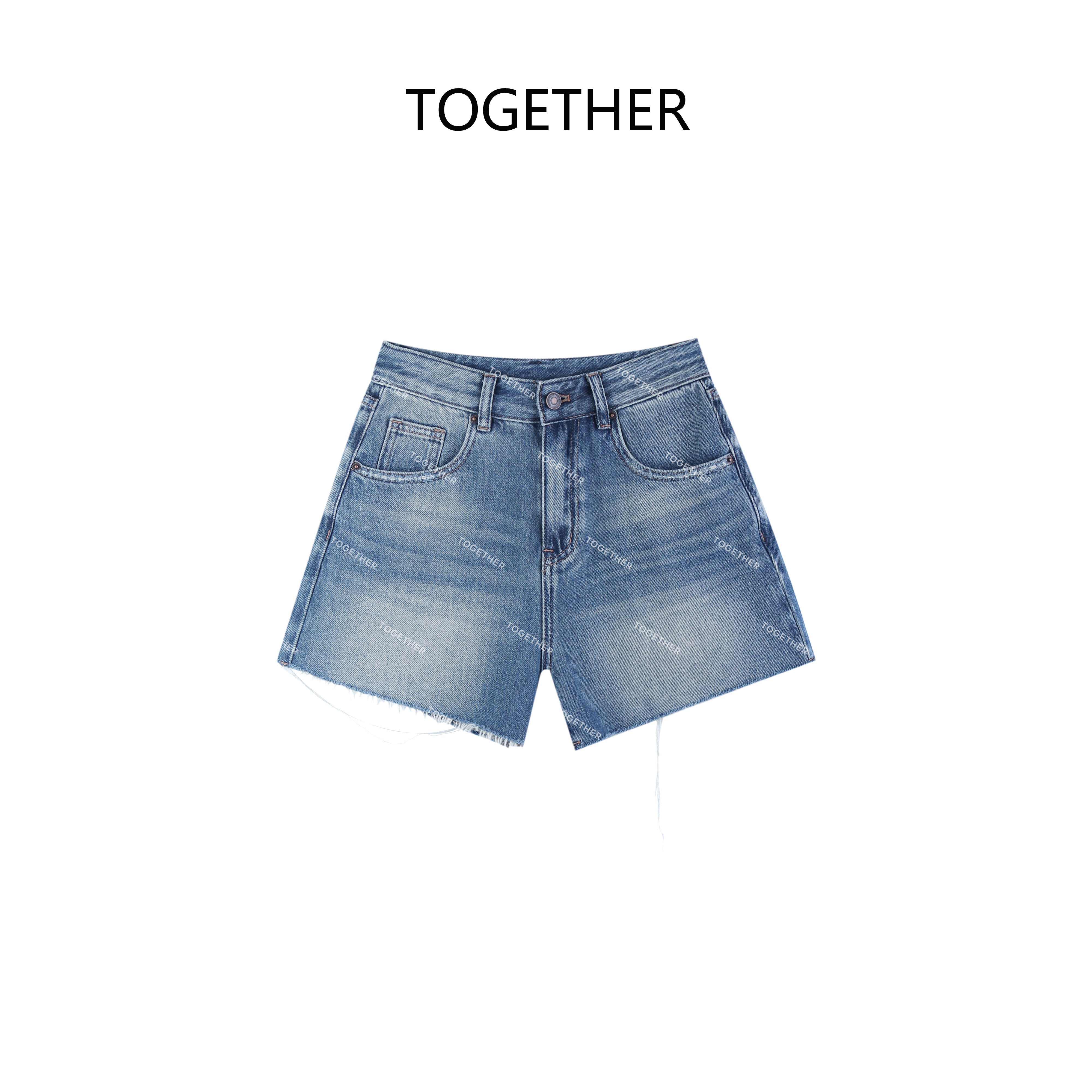 【TOGETHER】无弹牛仔短裤#DW7021