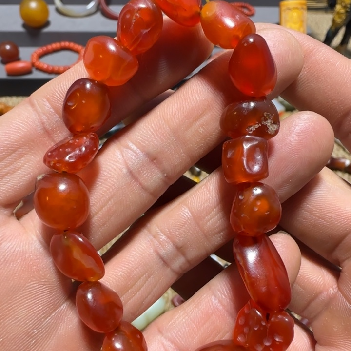 玛瑙/玉髓未镶嵌手链