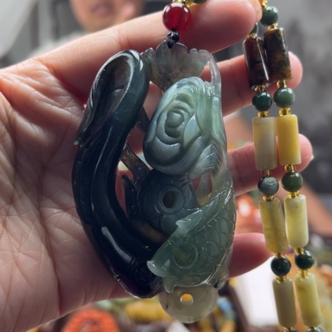 岫玉挂件未镶嵌挂件