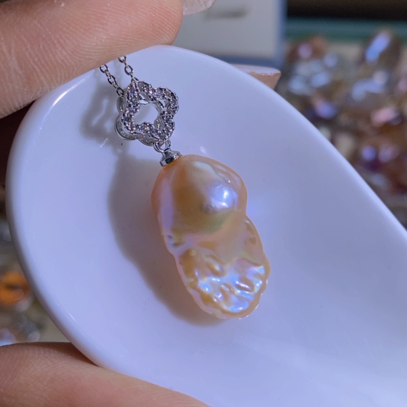 【闪购商品】淡水珍珠天然珍珠（微瑕）随机合金