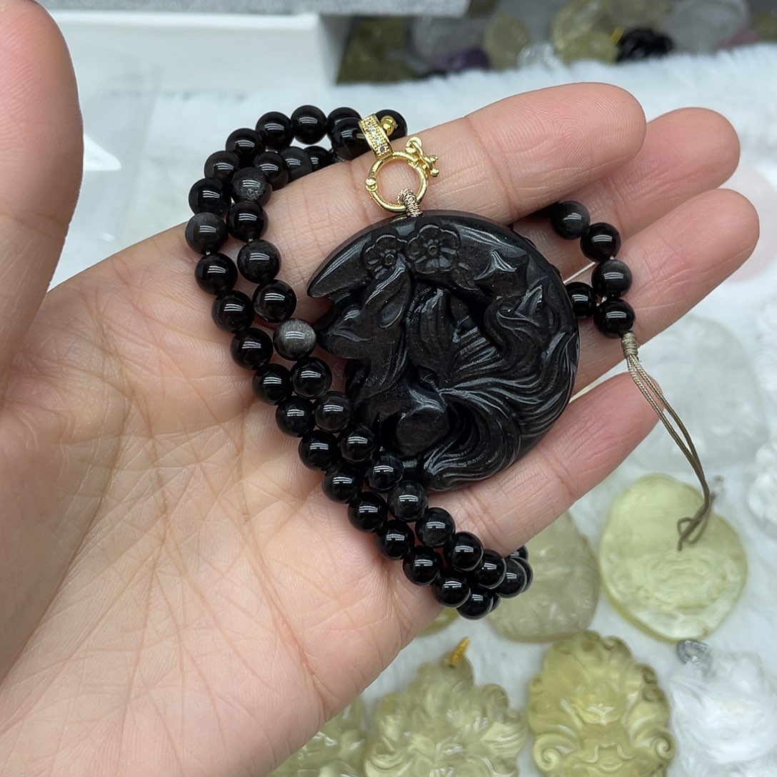 水晶吊坠配件未镶嵌