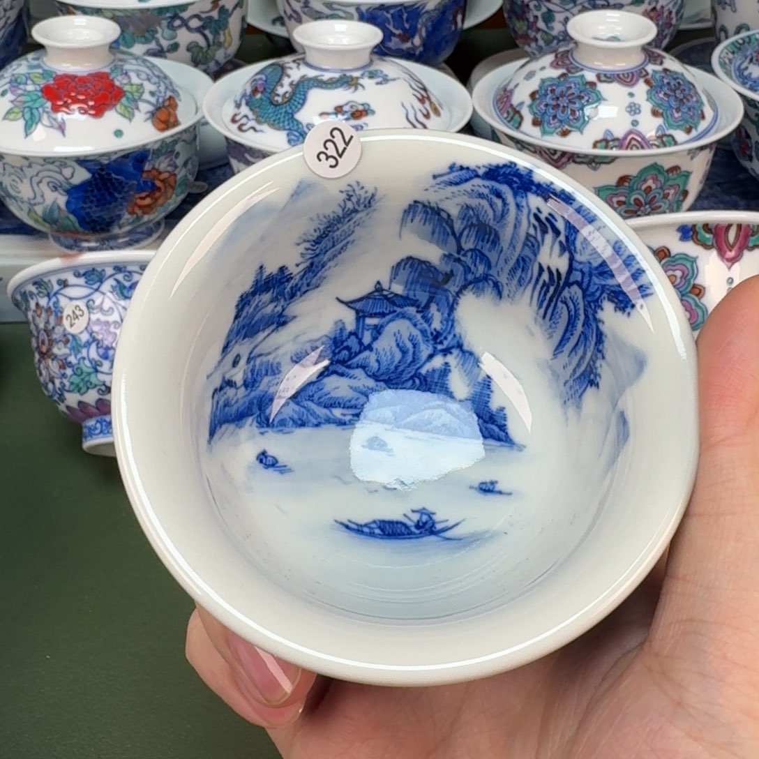 大帅景德镇手工手绘茶具322