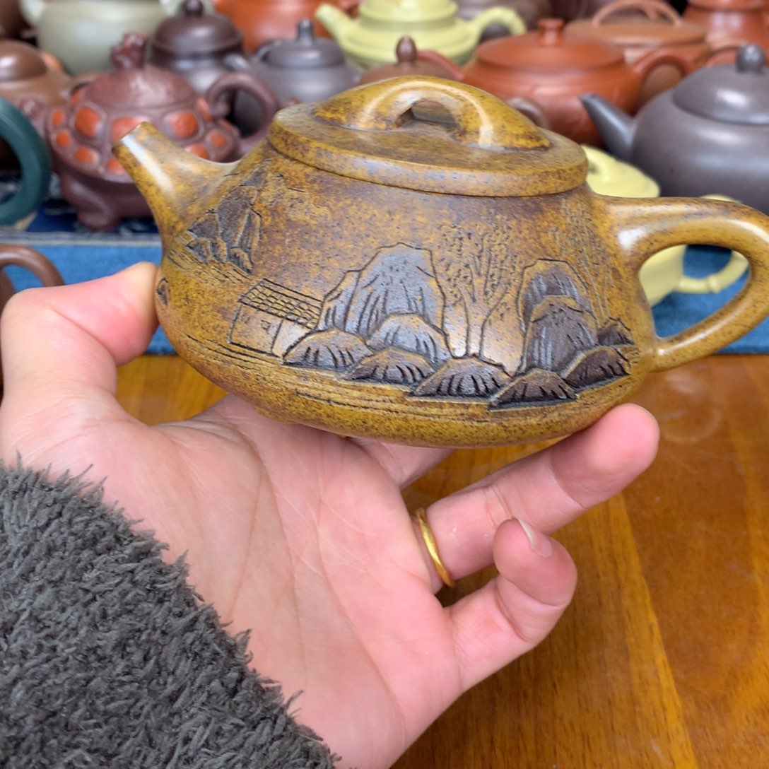 紫砂茶杯原矿紫砂