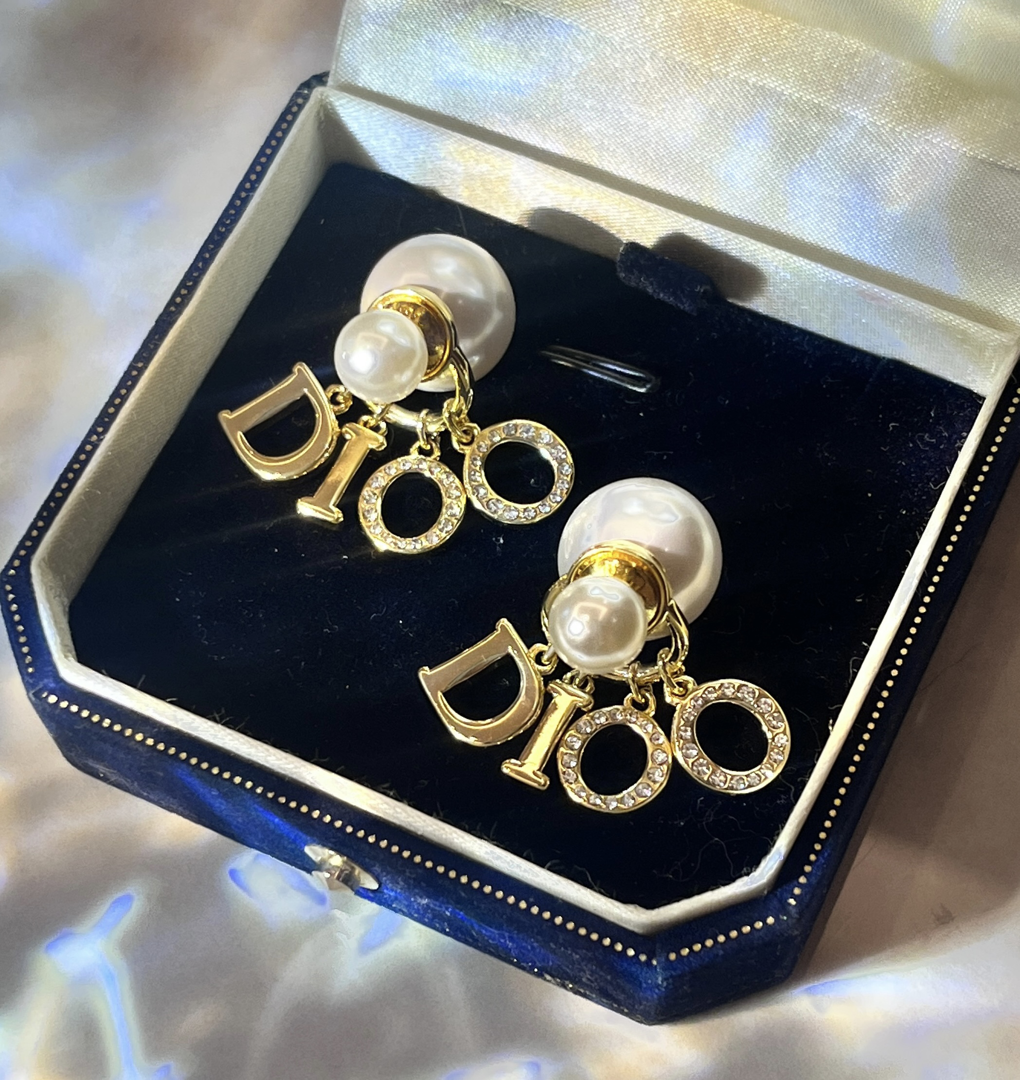 铜合金仿珍珠耳饰 B0794  时尚气质贝珠耳环