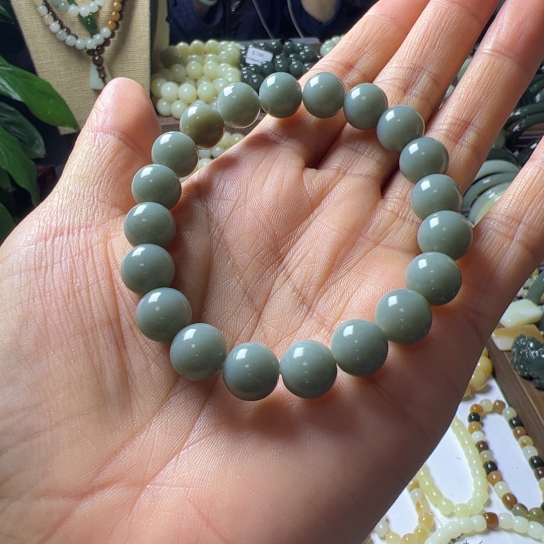 圈***圈手链未镶嵌和田玉