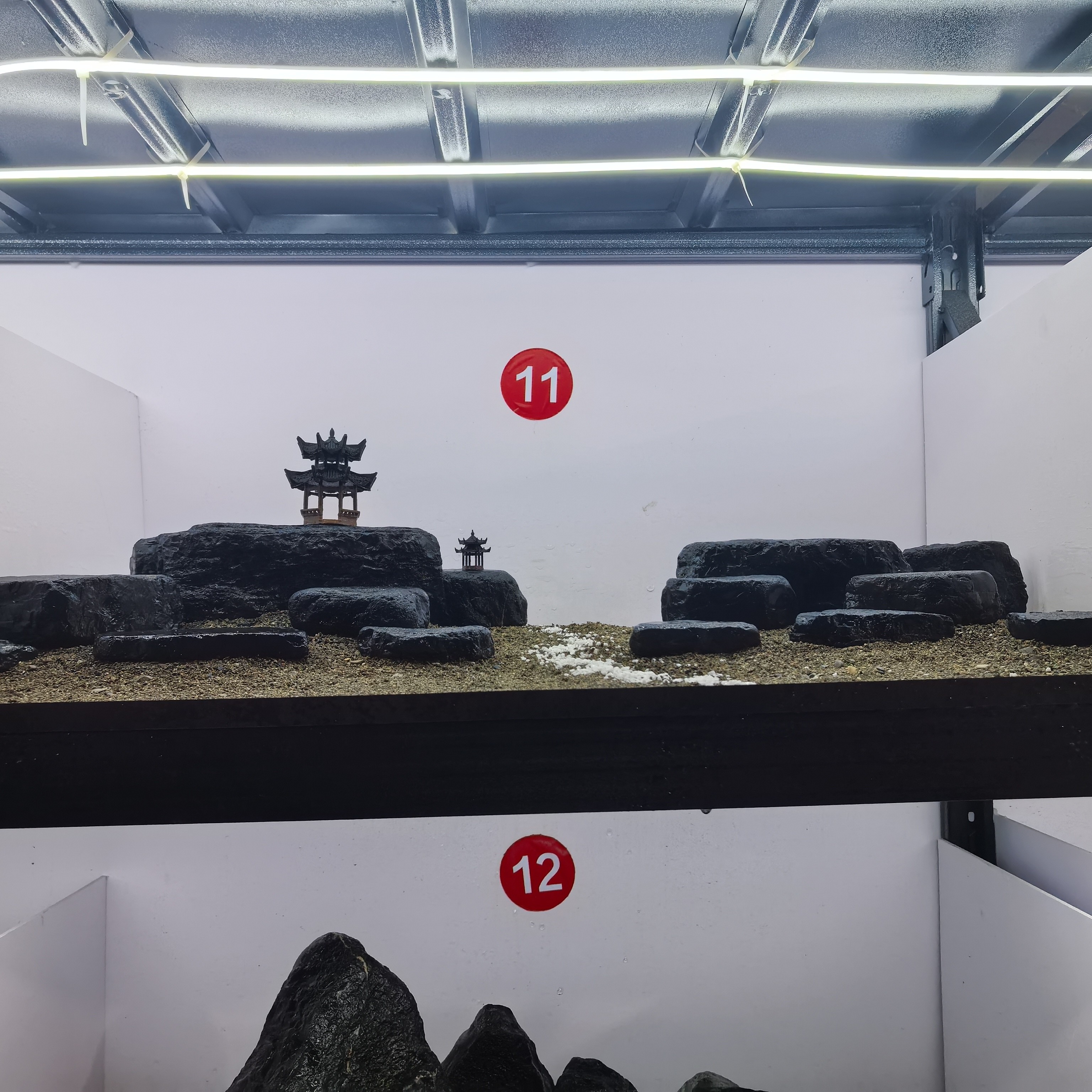 【鱼缸造景】黑金峡谷溪流石适用于80-90缸宽度30-40都可以