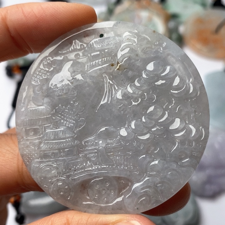 翡翠未镶嵌颈饰翡翠