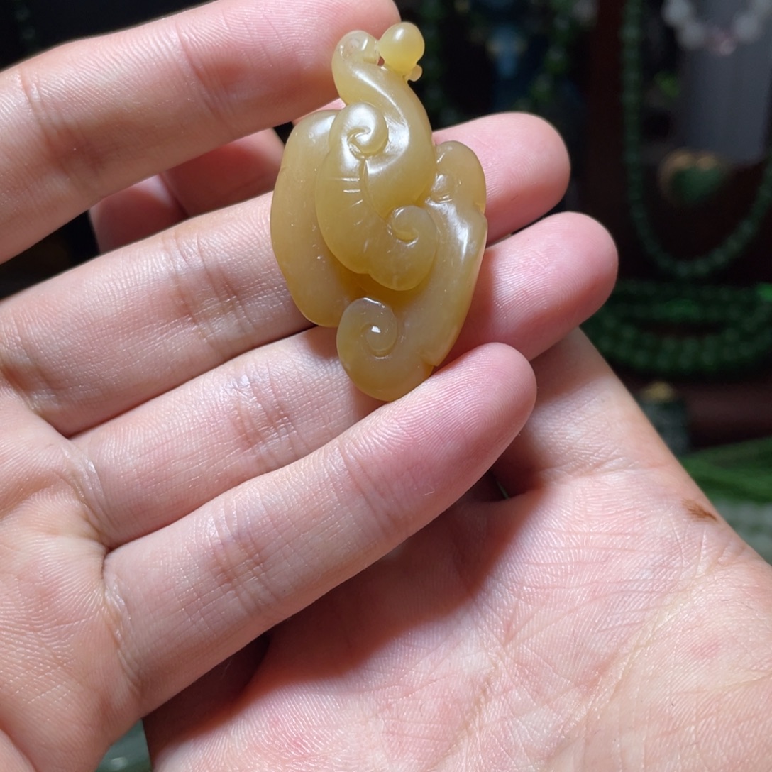 和田玉未镶嵌吊坠(不含链)