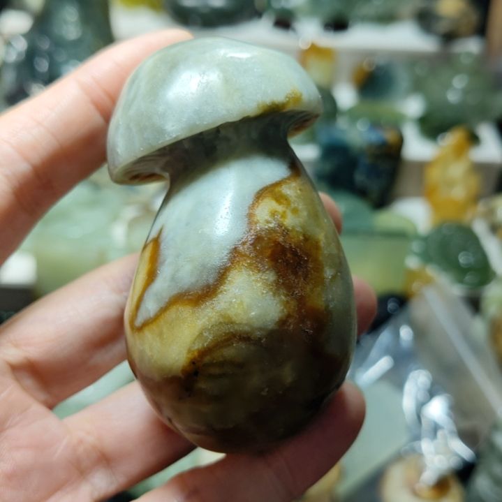 岫玉未镶嵌手把件款式