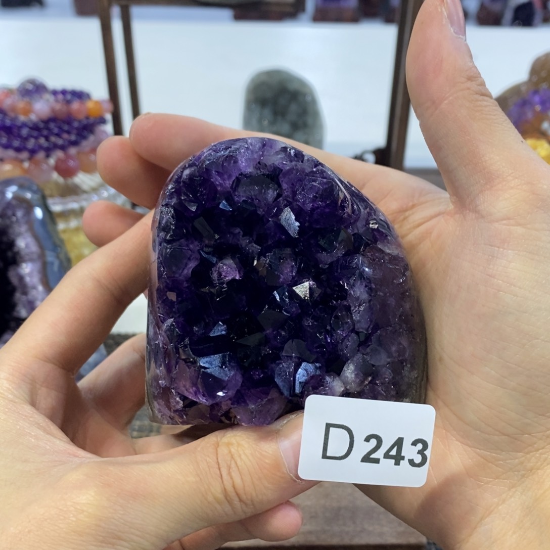 紫晶摆件摆件未镶嵌