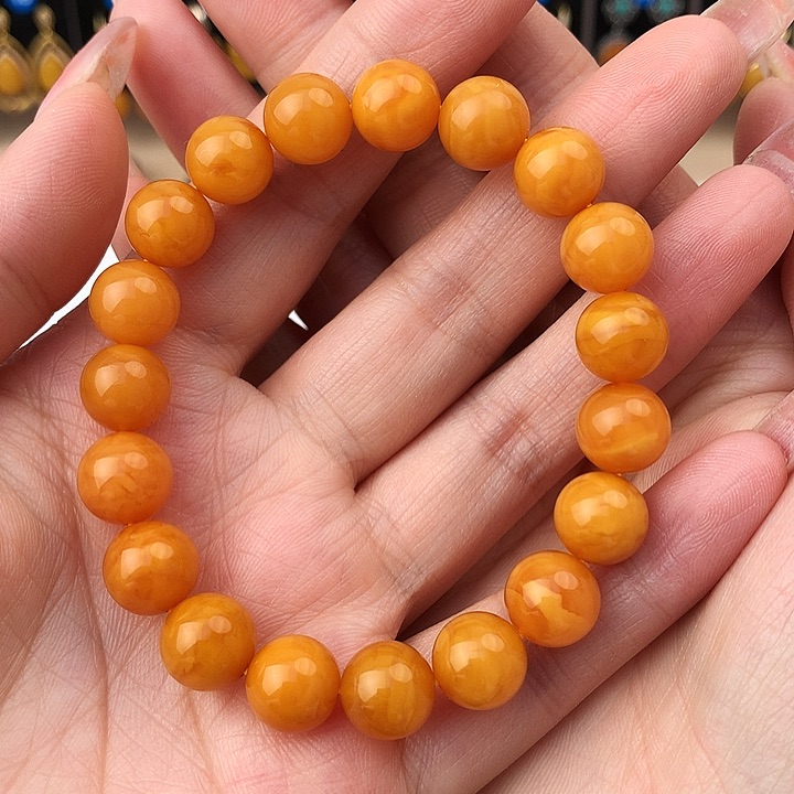 蜜蜡手链未镶嵌手串