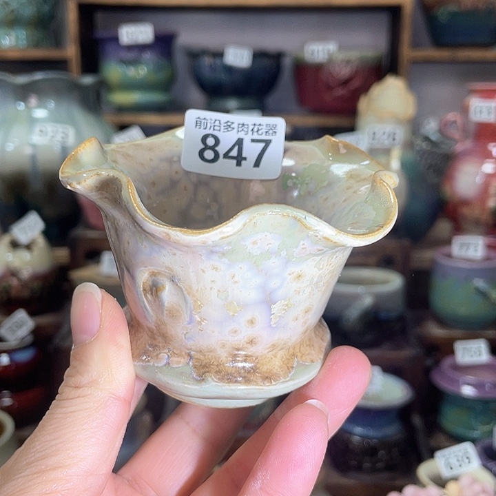 红陶内口径7高度6微瑕