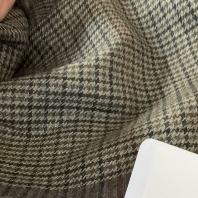 ZEG 真丝羊毛千鸟格 布料 服装 面料 幅宽148cm