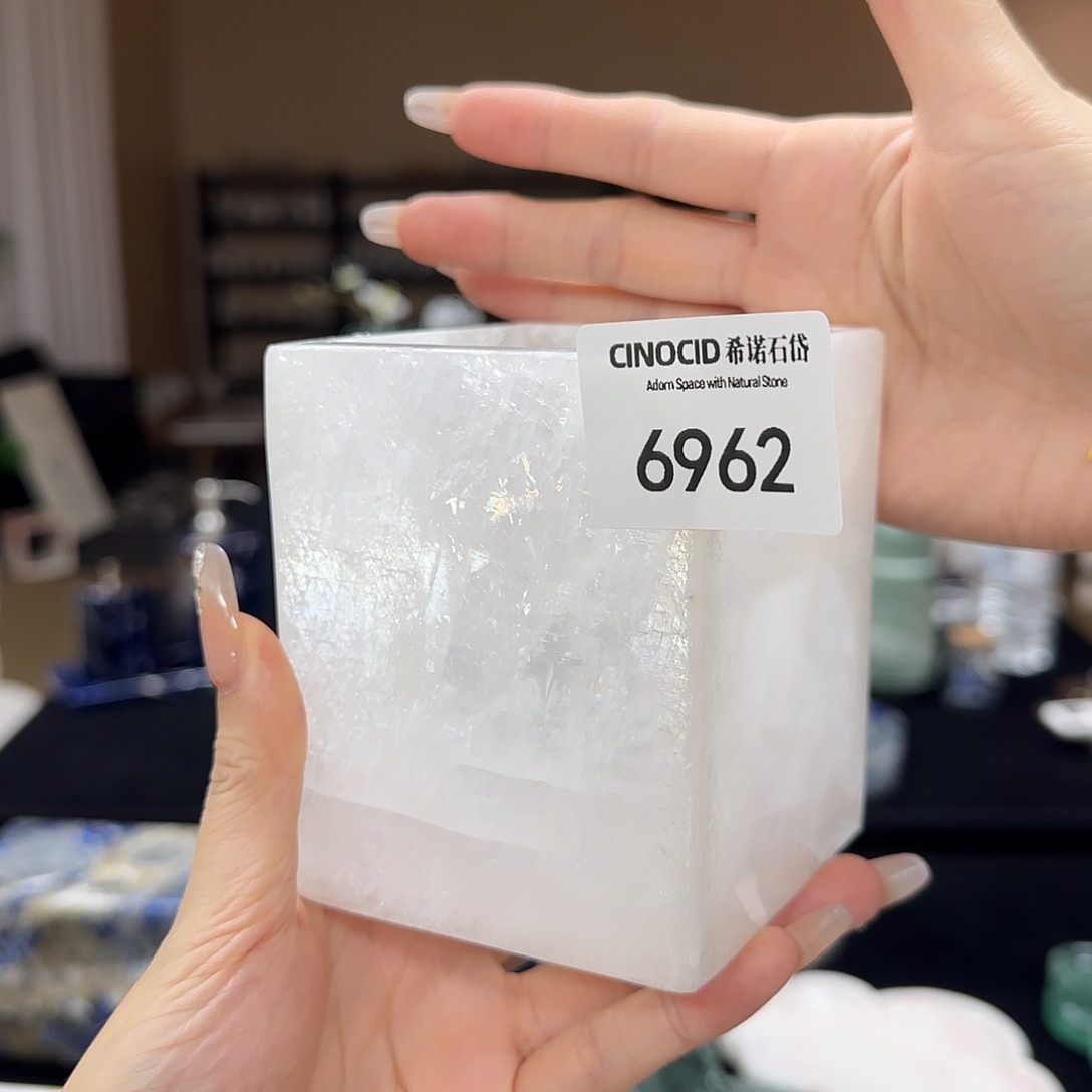 石材白水晶高空杯6962