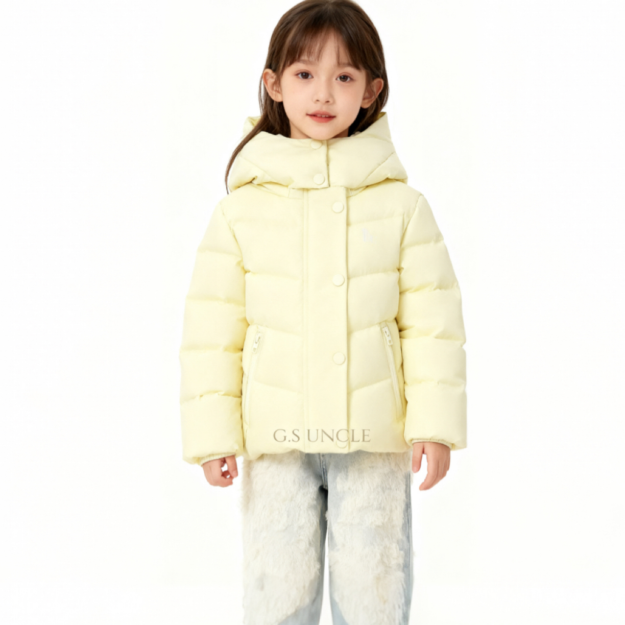 【】H25233女宝冬季新品2025百搭抗寒羽绒服可爱甜美儿童童装