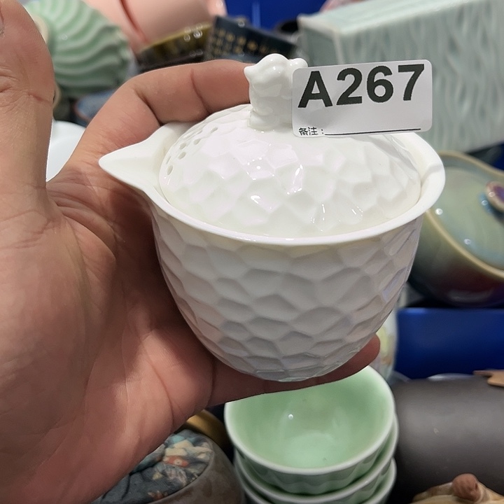 茶具默认微瑕瓷器、茶具、壶、摆件，介意勿拍 